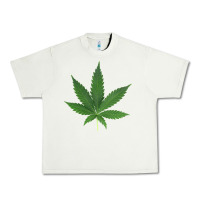 Pistachio Weed leaf Urban Heavy Tee - artisFamous