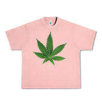 Salmon Weed leaf Urban Heavy Tee - artisFamous