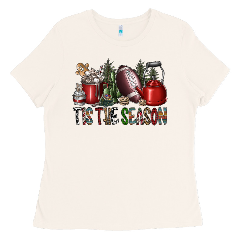 Tis The Season Ladies Tee by SublimationCraftShop | Teevron