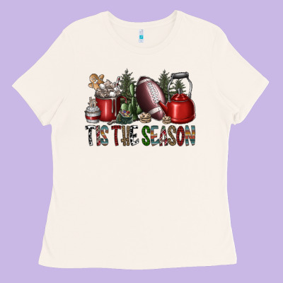 Tis The Season Ladies Tee Designed By Sublimationcraftshop