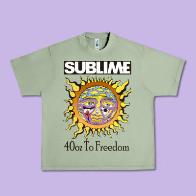 Sunflower Sublime 40oz To Freedom Urban Heavy Tee Designed By Artisfamous
