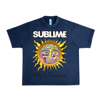 Navy sunflower sublime 40oz to freedom Urban Heavy Tee - artisFamous