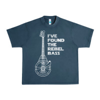 Midnight Navy rebel bass Urban Heavy Tee - artisFamous