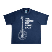 Navy rebel bass Urban Heavy Tee - artisFamous