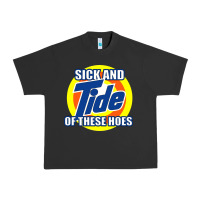 Pigment Black sick and tide of these hoes Urban Heavy Tee - artisFamous