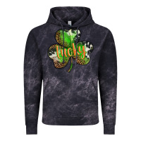 Cloud Black st. patricks day lucky shamrock Vintage Hoodie - BarkalooDesign
