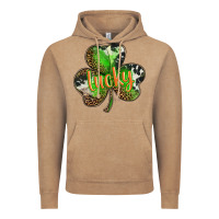 Vintage Coffee st. patricks day lucky shamrock Vintage Hoodie - BarkalooDesign