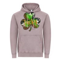 Vintage Zinc st. patricks day lucky shamrock Vintage Hoodie - BarkalooDesign