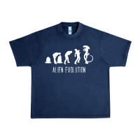 Navy alien evolution Urban Heavy Tee - artisFamous