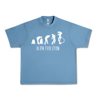 Pebble Blue alien evolution Urban Heavy Tee - artisFamous