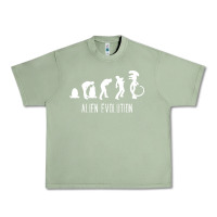 Oil Green alien evolution Urban Heavy Tee - artisFamous