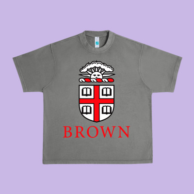 Brown University Urban Heavy Tee Designed By Artisfamous