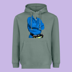 English Cocker Spaniel Mechanic 2 Heavyweight Hoodie Designed By Ranaportraitstore