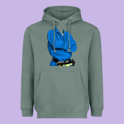 English Cocker Spaniel Mechanic 2 Heavyweight Hoodie Designed By Ranaportraitstore