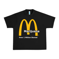 Black marijuana over 1 million stoned Urban Heavy Tee - artisFamous