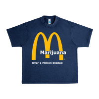 Navy marijuana over 1 million stoned Urban Heavy Tee - artisFamous