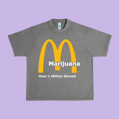 Marijuana Over 1 Million Stoned Urban Heavy Tee Designed By Artisfamous
