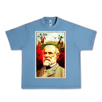 Pebble Blue lee Confederate General Urban Heavy Tee - artisFamous