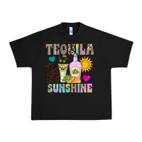 Black Tequila Sunshine Urban Heavy Tee - CowhideDigitalArt