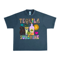 Midnight Navy Tequila Sunshine Urban Heavy Tee - CowhideDigitalArt