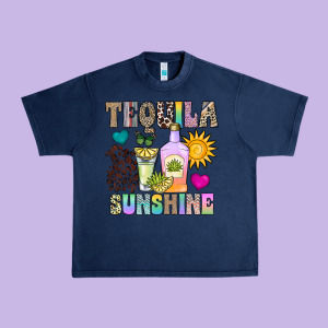 Tequila Sunshine Urban Heavy Tee Designed By Cowhidedigitalart
