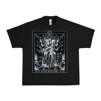 Black hecate tarot card triple moon goddess witch wiccan pagan Urban Heavy Tee - artisFamous