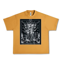 Hecate Tarot Card Triple Moon Goddess Witch Wiccan Pagan Urban Heavy Tee | Teevron