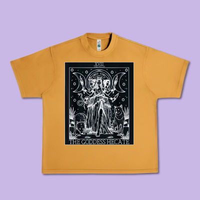 Hecate Tarot Card Triple Moon Goddess Witch Wiccan Pagan Urban Heavy Tee Designed By Artisfamous
