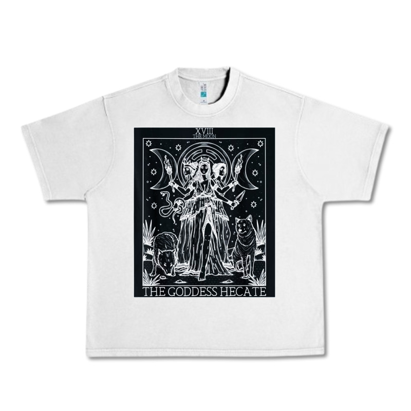 Hecate Tarot Card Triple Moon Goddess Witch Wiccan Pagan Urban Heavy Tee by artisFamous | Teevron