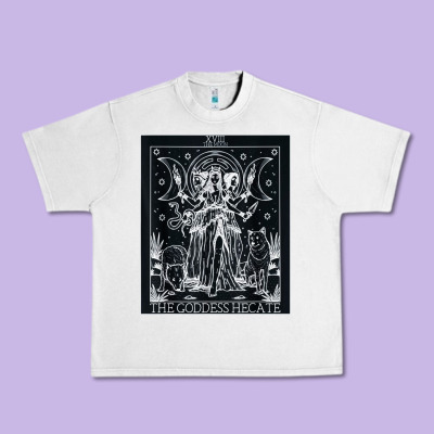 Hecate Tarot Card Triple Moon Goddess Witch Wiccan Pagan Urban Heavy Tee Designed By Artisfamous
