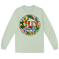 Matcha Christmas Jolly Teacher Long Sleeve Tee - Artiststas