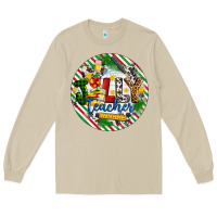 Mushroom Christmas Jolly Teacher Long Sleeve Tee - Artiststas