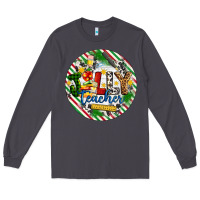 Smoke Christmas Jolly Teacher Long Sleeve Tee - Artiststas