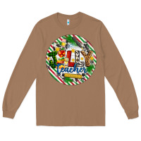 Toasted Coconut Christmas Jolly Teacher Long Sleeve Tee - Artiststas