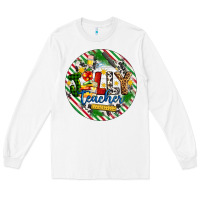 White Christmas Jolly Teacher Long Sleeve Tee - Artiststas
