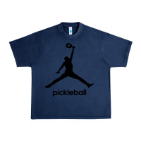 Navy funny pickleball Urban Heavy Tee - artisFamous