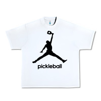 White funny pickleball Urban Heavy Tee - artisFamous