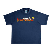 Dennis The Menace Funny Cartoon Movie Urban Heavy Tee | Teevron