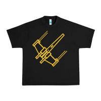 Black x wing starfighter Urban Heavy Tee - artisFamous