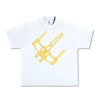 White x wing starfighter Urban Heavy Tee - artisFamous