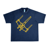 Navy x wing starfighter Urban Heavy Tee - artisFamous