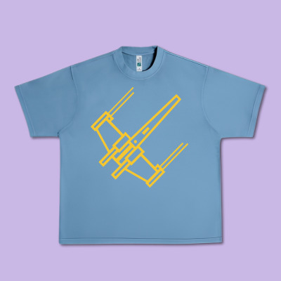 X Wing Starfighter Urban Heavy Tee Designed By Artisfamous