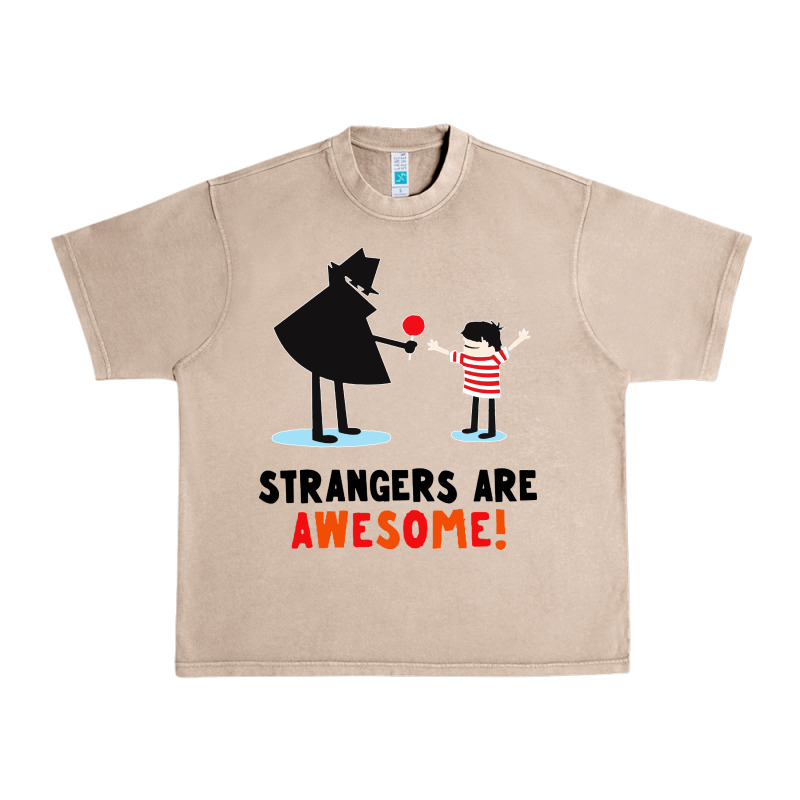 Strangers Are Awesome Urban Heavy Tee by artisFamous | Teevron