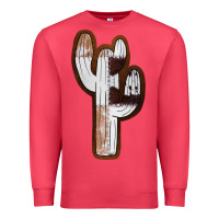 Cardinal Leather Cowhide Cactus Premium Sweatshirt - RanaPortraitStore