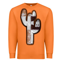Carrot Leather Cowhide Cactus Premium Sweatshirt - RanaPortraitStore