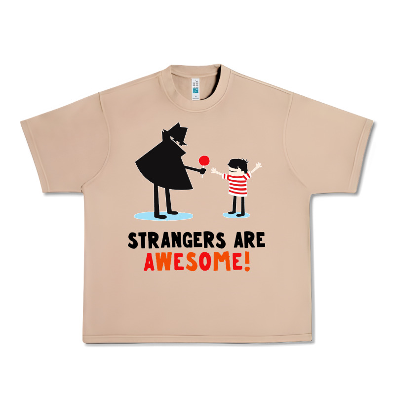 Strangers Are Awesome Urban Heavy Tee by artisFamous | Teevron