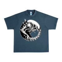 Midnight Navy xenomorph Urban Heavy Tee - artisFamous