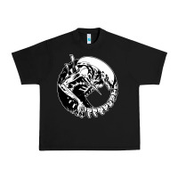 Black xenomorph Urban Heavy Tee - artisFamous