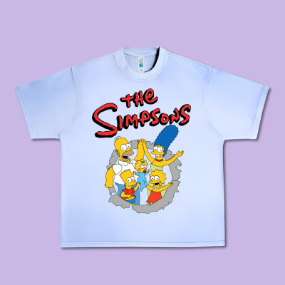 The Simpsons Funny Family Urban Heavy Tee Designed By Artisfamous
