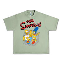 Oil Green the simpsons funny family Urban Heavy Tee - artisFamous